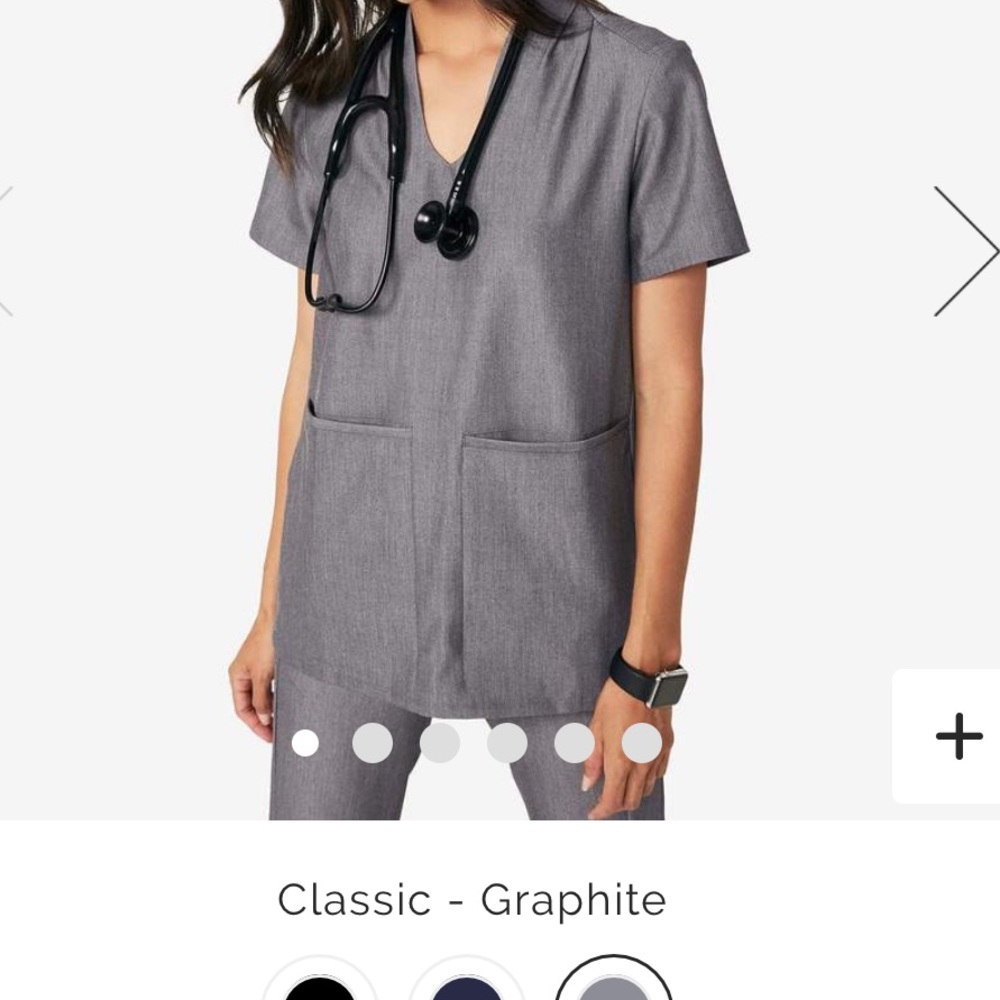 Figs scrub top